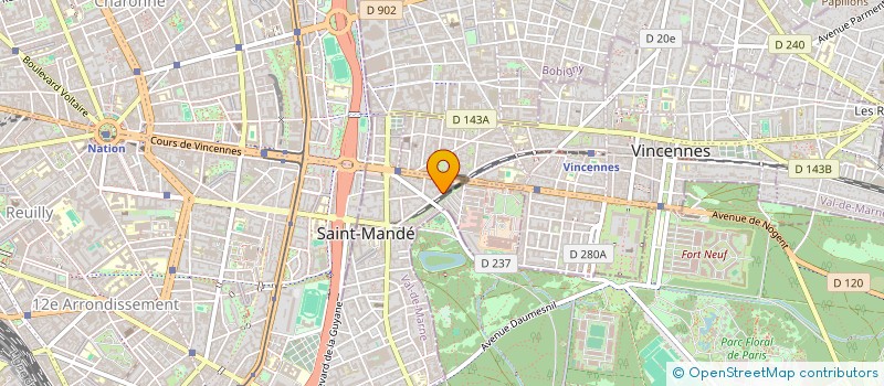 localisation de l'entreprise MONSIEUR JEAN-FRANCOIS BOCQUET  SAINT-MANDE