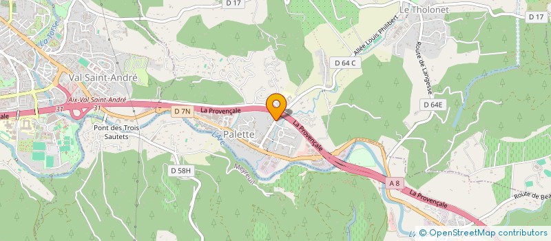 localisation de l'entreprise MONSIEUR JEAN FRANCOIS BOI  LE THOLONET