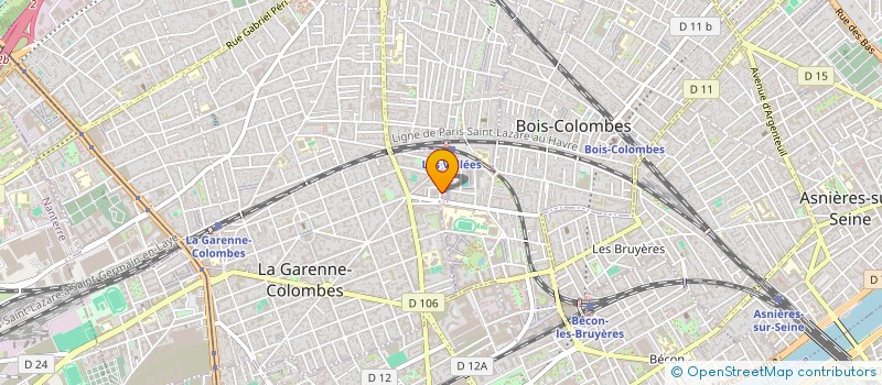 localisation de l'entreprise MONSIEUR JEAN-FRANCOIS BOISSON  LA GARENNE COLOMBES