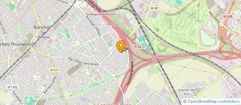 localisation de l'entreprise MONSIEUR JEAN-FRANCOIS BONA  RONCHIN