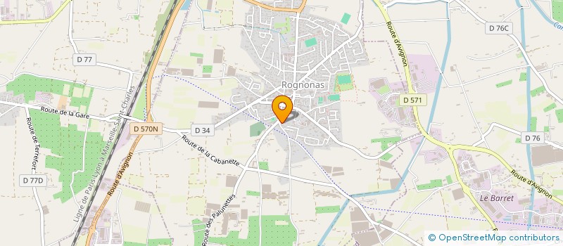 localisation de l'entreprise MONSIEUR JEAN-FRANCOIS BONASTRE  ROGNONAS