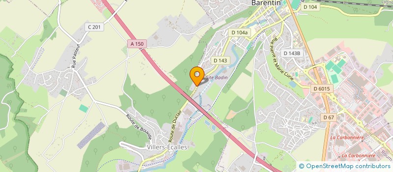 localisation de l'entreprise MONSIEUR JEAN-FRANCOIS BONGRAND  VILLERS-ECALLES