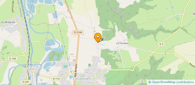 localisation de l'entreprise MONSIEUR JEAN-FRANCOIS BONNICHON  ESTIVAREILLES