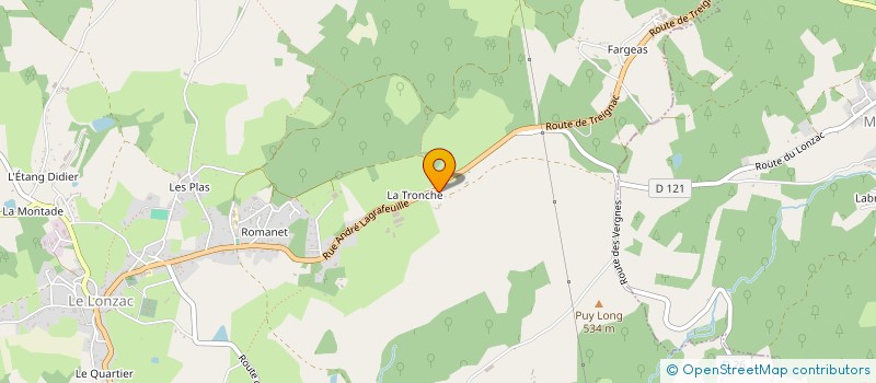 localisation de l'entreprise MONSIEUR JEAN-FRANCOIS BORDES  LE LONZAC