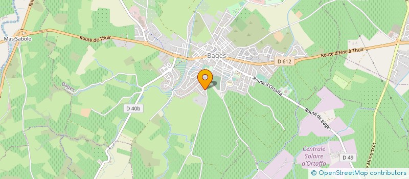localisation de l'entreprise MONSIEUR JEAN-FRANCOIS BOSCH  BAGES