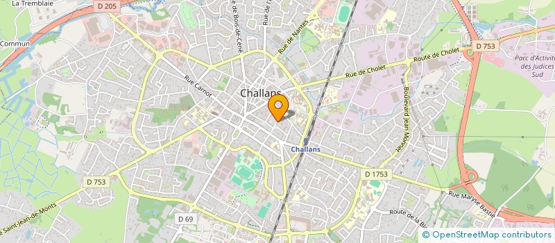 localisation de l'entreprise MONSIEUR JEAN-FRANCOIS BOUCARD à CHALLANS