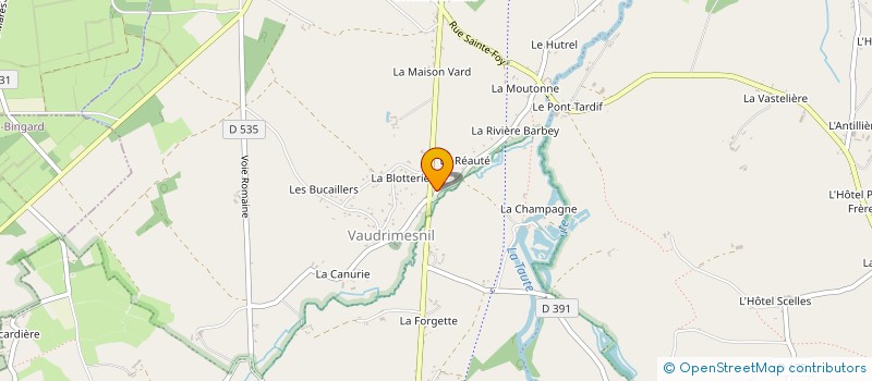 localisation de l'entreprise MONSIEUR JEAN FRANCOIS BOUFFARE  SAINT-SAUVEUR-VILLAGES