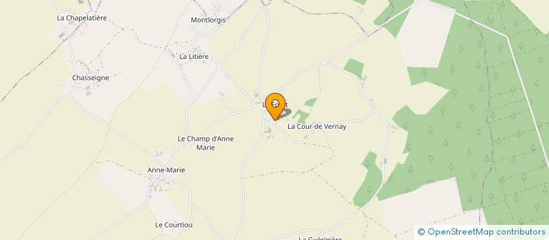 localisation de l'entreprise MONSIEUR JEAN FRANCOIS BOURCIER  CELLE-L'EVESCAULT