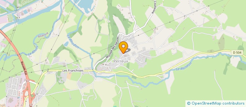 localisation de l'entreprise MONSIEUR JEAN-FRANCOIS BOURGEON  PERREUX