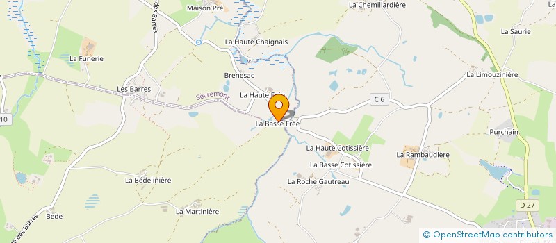 localisation de l'entreprise MONSIEUR JEAN-FRANCOIS BOURNY à SEVREMONT