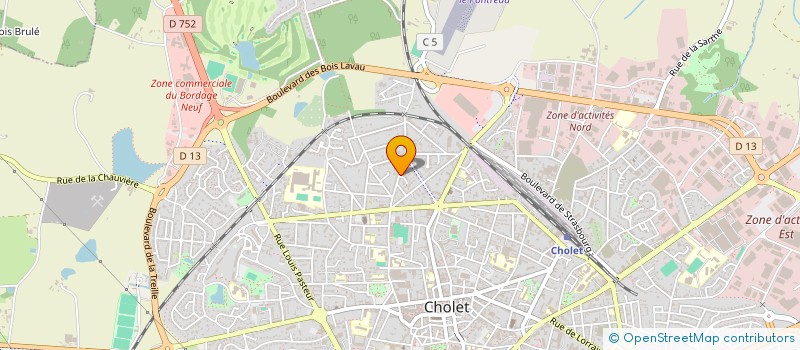 localisation de l'entreprise MONSIEUR JEAN-FRANCOIS BOUTTE à CHOLET