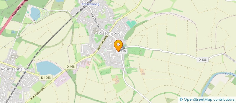 localisation de l'entreprise MONSIEUR JEAN FRANCOIS BRAUN  RSCHWOOG