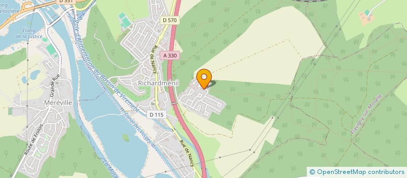 localisation de l'entreprise MONSIEUR JEAN-FRANCOIS BRISTUILE  RICHARDMENIL