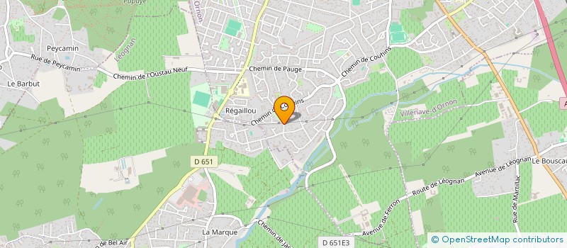 localisation de l'entreprise MONSIEUR JEAN FRANCOIS BROU  VILLENAVE-D'ORNON