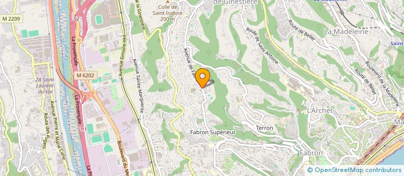 localisation de l'entreprise MONSIEUR JEAN-FRANCOIS BRUCCI  NICE