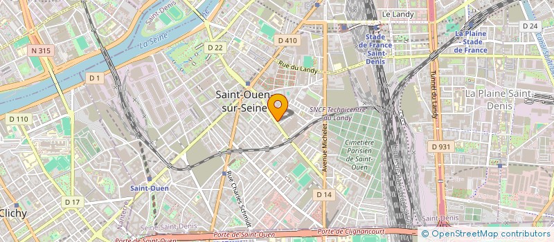 localisation de l'entreprise MONSIEUR JEAN-FRANCOIS BRUNEAU à SAINT-OUEN-SUR-SEINE