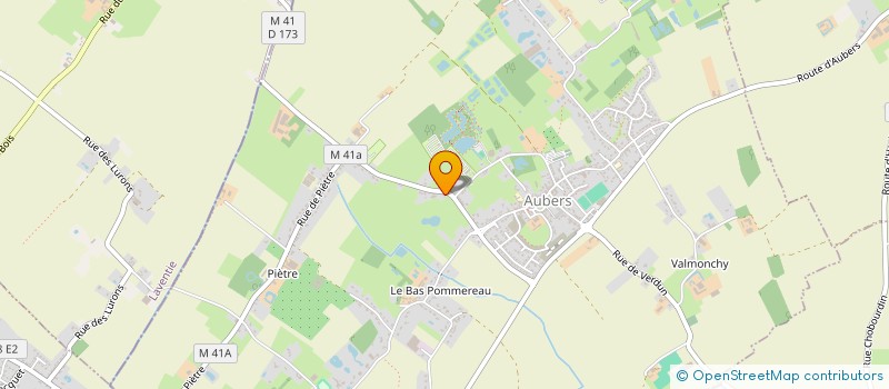 localisation de l'entreprise MONSIEUR JEAN FRANCOIS BUCHINGER à AUBERS