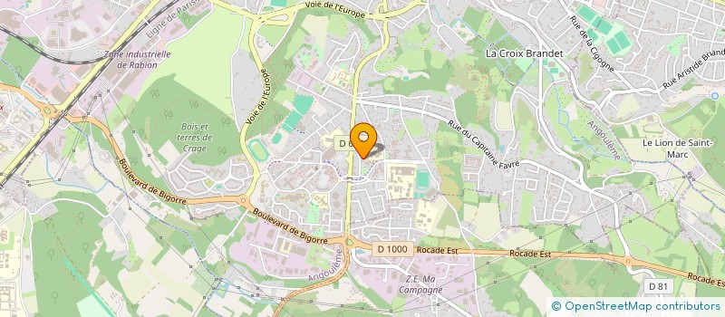 localisation de l'entreprise MONSIEUR JEAN-FRANCOIS BUGEON à ANGOULEME