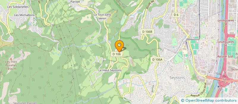 localisation de l'entreprise MONSIEUR JEAN-FRANCOIS BURDET à SEYSSINET-PARISET