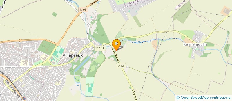 localisation de l'entreprise MONSIEUR JEAN FRANCOIS BUREL  VILLEPREUX