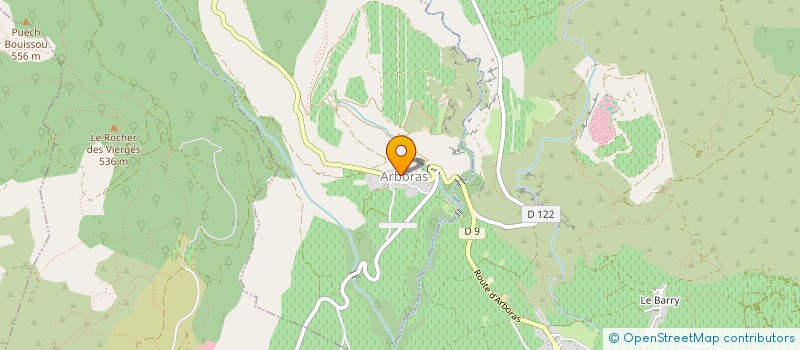 localisation de l'entreprise MONSIEUR JEAN-FRANCOIS CADILHAC  ARBORAS