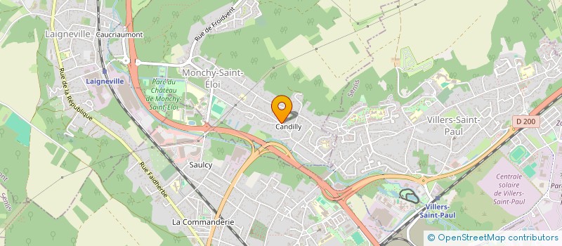 localisation de l'entreprise MONSIEUR JEAN FRANCOIS CAILLOT  MONCHY-SAINT-ELOI