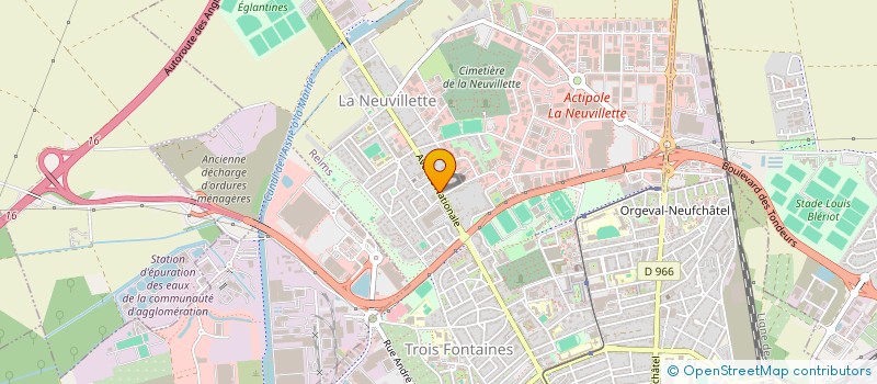 localisation de l'entreprise MONSIEUR JEAN-FRANCOIS CALOSSO  REIMS