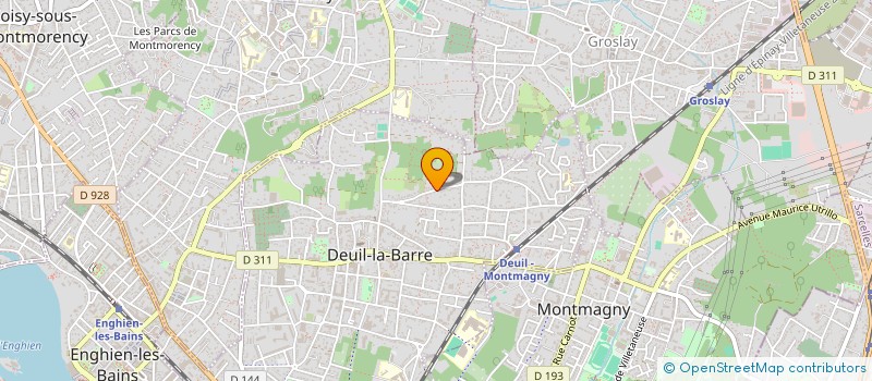 localisation de l'entreprise MONSIEUR JEAN-FRANCOIS CAMPION  DEUIL-LA-BARRE