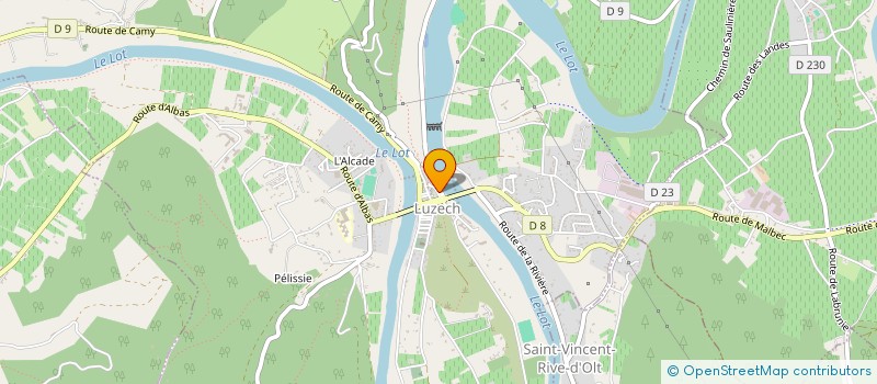 localisation de l'entreprise MONSIEUR JEAN-FRANCOIS CAMPO  LUZECH