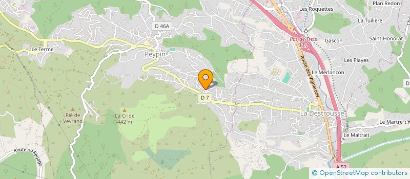 localisation de l'entreprise MONSIEUR JEAN FRANCOIS CANTO  PEYPIN