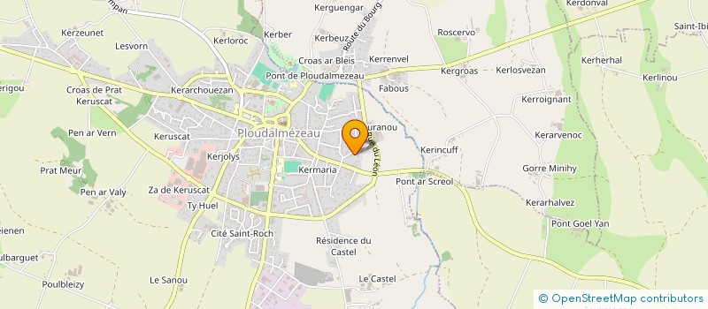 localisation de l'entreprise MONSIEUR JEAN FRANCOIS CAPITAINE  PLOUDALMEZEAU