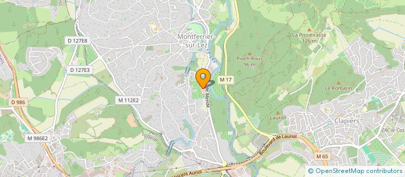 localisation de l'entreprise MONSIEUR JEAN-FRANCOIS CAPON  MONTFERRIER-SUR-LEZ