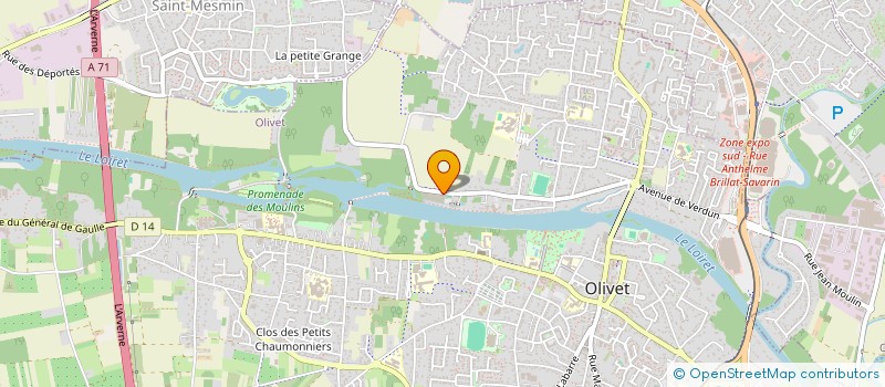 localisation de l'entreprise MONSIEUR JEAN-FRANCOIS CARPENTIER à OLIVET