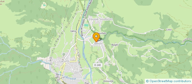 localisation de l'entreprise MONSIEUR JEAN FRANCOIS CASASSUS  BEOST