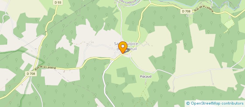 localisation de l'entreprise MONSIEUR JEAN FRANCOIS CAUBET  MAREUIL EN PERIGORD