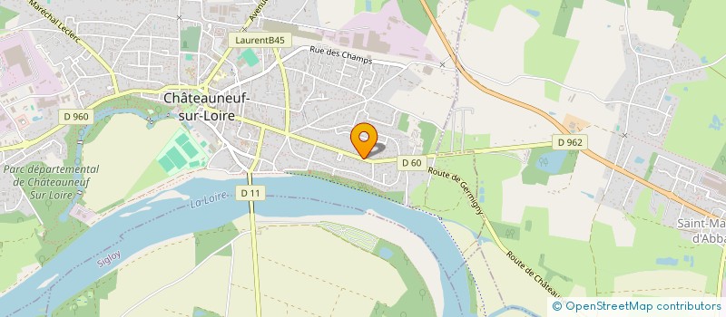 localisation de l'entreprise MONSIEUR JEAN FRANCOIS CAVAILLE à CHATEAUNEUF-SUR-LOIRE