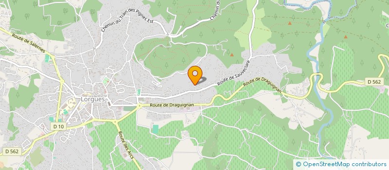 localisation de l'entreprise MONSIEUR JEAN-FRANCOIS CAYRAT  LORGUES