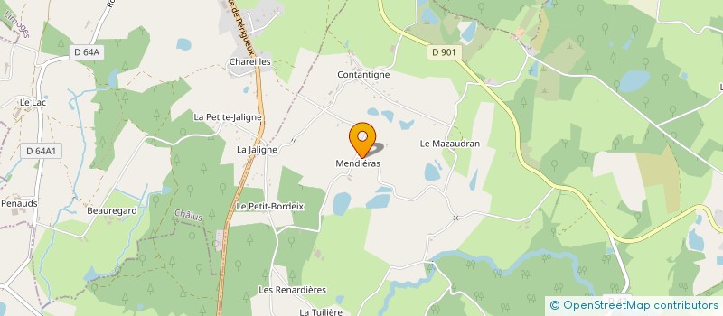 localisation de l'entreprise MONSIEUR JEAN-FRANCOIS CHABAUD à BUSSIERE-GALANT