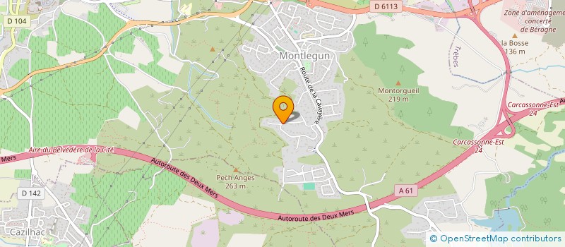 localisation de l'entreprise MONSIEUR JEAN FRANCOIS CHABBERT  CARCASSONNE