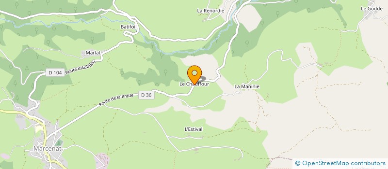 localisation de l'entreprise MONSIEUR JEAN FRANCOIS CHABRIER à SAINT-SATURNIN