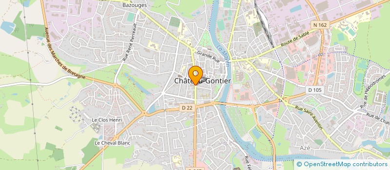 localisation de l'entreprise MONSIEUR JEAN-FRANCOIS CHANTEUX  CHATEAU-GONTIER-SUR-MAYENNE