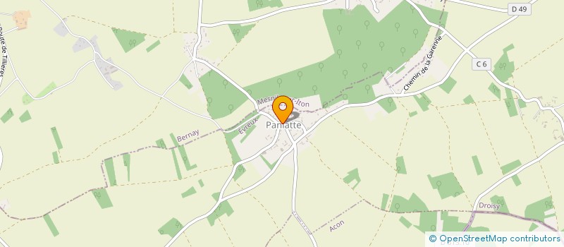 localisation de l'entreprise MONSIEUR JEAN-FRANCOIS CHARLIER  DROISY