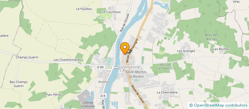 localisation de l'entreprise MONSIEUR JEAN-FRANCOIS CHARPENTIER  VALDIVIENNE