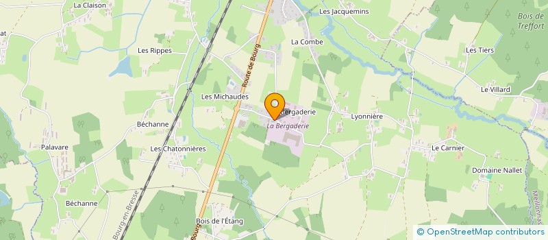 localisation de l'entreprise MONSIEUR JEAN-FRANCOIS CHARPENTIER  SAINT-ETIENNE-DU-BOIS