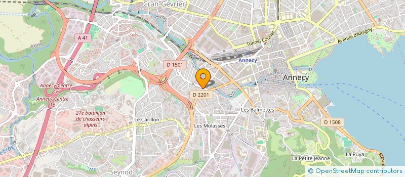 localisation de l'entreprise MONSIEUR JEAN-FRANCOIS CHARTON à ANNECY