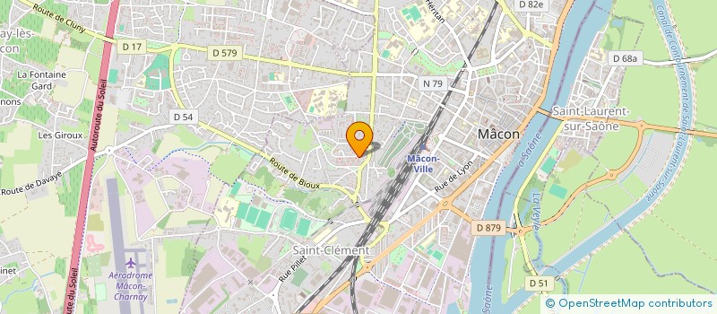 localisation de l'entreprise MONSIEUR JEAN-FRANCOIS CHAUDAGNE à MACON