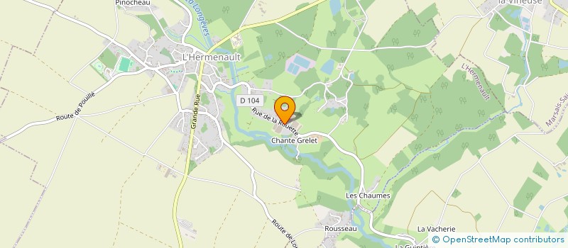 localisation de l'entreprise MONSIEUR JEAN-FRANCOIS CHAUVIN  L'HERMENAULT