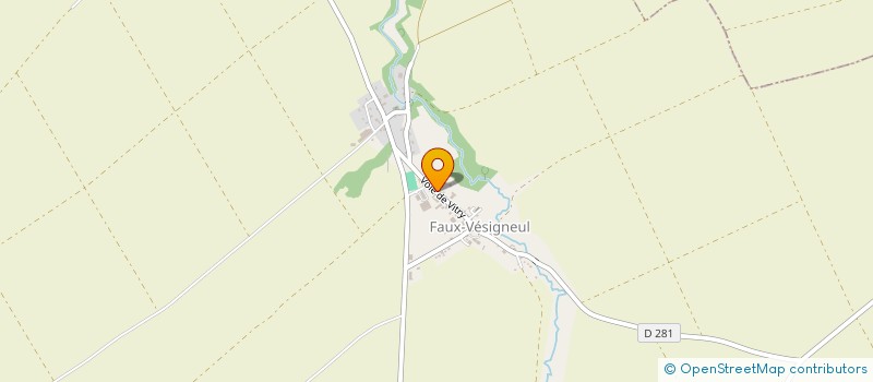 localisation de l'entreprise MONSIEUR JEAN FRANCOIS CHEVALIER  FAUX-VESIGNEUL
