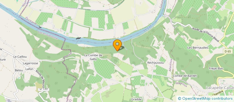 localisation de l'entreprise MONSIEUR JEAN-FRANCOIS CHOLET  MAUROUX