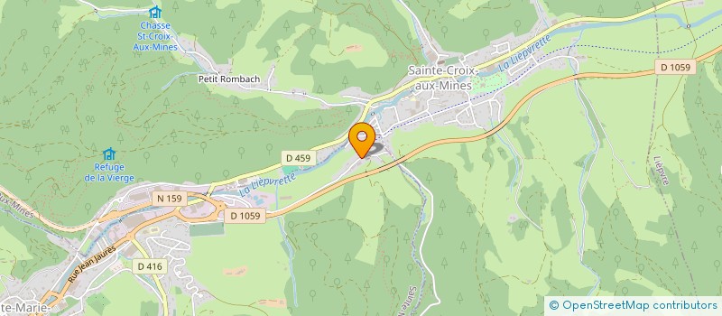 localisation de l'entreprise MONSIEUR JEAN-FRANCOIS CHRISTIEN  SAINTE-MARIE-AUX-MINES